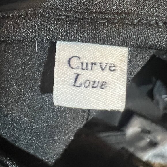 Abercrombie & Fitch Women 28/6 Curve Love Vegan Leather 90s Straight Pant Black - Picture 6 of 16